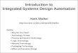 Introduction to Integrated Systems Design Automation