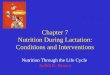 Chapter 7 Nutrition During Lactation: Conditions and Interventions