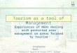 Tourism as a tool of Management