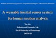 A wearable inertial sensor system  for human motion analysis