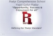 Radyr Comprehensive School Ysgol Gyfun Radur “Opportunity, Success & Enjoyment for all”