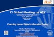 CI Global Meeting on A2K