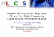 Banked Multiported Register Files for High-Frequency Superscalar Microprocessors