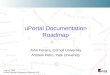 uPortal Documentation Roadmap