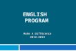 English   Program