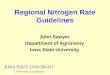 Regional Nitrogen Rate Guidelines