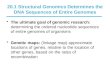 20.1 Structural Genomics Determines the DNA Sequences of Entire Genomes