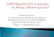 ICPD Beyond 2014 process in Africa: Where are we?