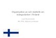 Organisation av och statistik om tvångsvården i Finland