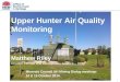 Upper Hunter  Air Quality Monitoring Matthew Riley Director Climate and Atmospheric Science – OEH