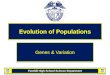 Evolution  of Populations