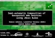Semi-automatic Composition of  Geospatial Web Services  using JBoss Rules
