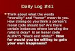 Daily Log #41