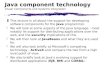 Java component technology Visual Components and Systems Integration