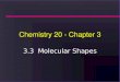 Chemistry 20 - Chapter 3