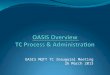 OASIS Overview  TC Process & Administration