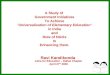 A Study of  Government Initiatives To Achieve ‘ Universalization of Elementary Education’ in India