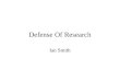 Defense Of Research