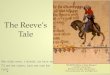 The Reeve’s Tale