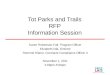 Tot Parks and Trails RFP Information Session