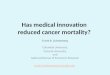 Has medical innovation  reduced  cancer mortality ?