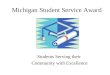Michigan Student Service Award