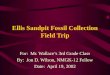 Ellis Sandpit Fossil Collection Field Trip