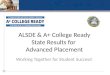 ALSDE & A+ College Ready State Results for  Advanced Placement