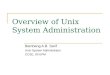 Overview of Unix System Administration