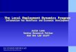 The Local Employment Dynamics Program Information for Workforce and Economic Development