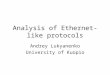 Analysis of Ethernet-like protocols