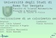 Università degli Studi di Roma Tor Vergata