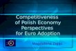 Competitiveness  of Polish Economy Perspectives  for Euro Adoption