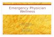 Emergency Physician Wellness