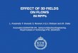 EFFECT OF 3D FIELDS  ON FLOWS  IN RFPs