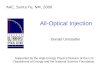 All-Optical Injection Donald Umstadter