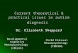 Current theoretical & practical issues in autism diagnosis