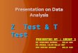 Presentation on Data Analysis