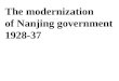 The modernization of Nanjing government  1928-37