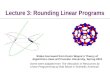 Lecture 3: Rounding Linear Programs