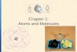 Chapter 2: Atoms and Molecules