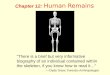 Chapter 12: Human Remains