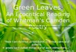 Green Leaves : An Ecocritical Reading of Whitman’s Camden Poetry