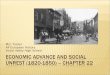 Economic Advance and Social Unrest (1820-1850) – Chapter 22