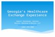 Georgia’s Healthcare Exchange Experience