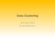 Data  Clustering