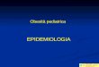 Obesità pediatrica EPIDEMIOLOGIA