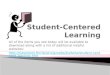 Student-Centered Learning