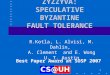 ZYZZYVA: SPECULATIVE BYZANTINE FAULT TOLERANCE
