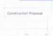 Construction Proposal